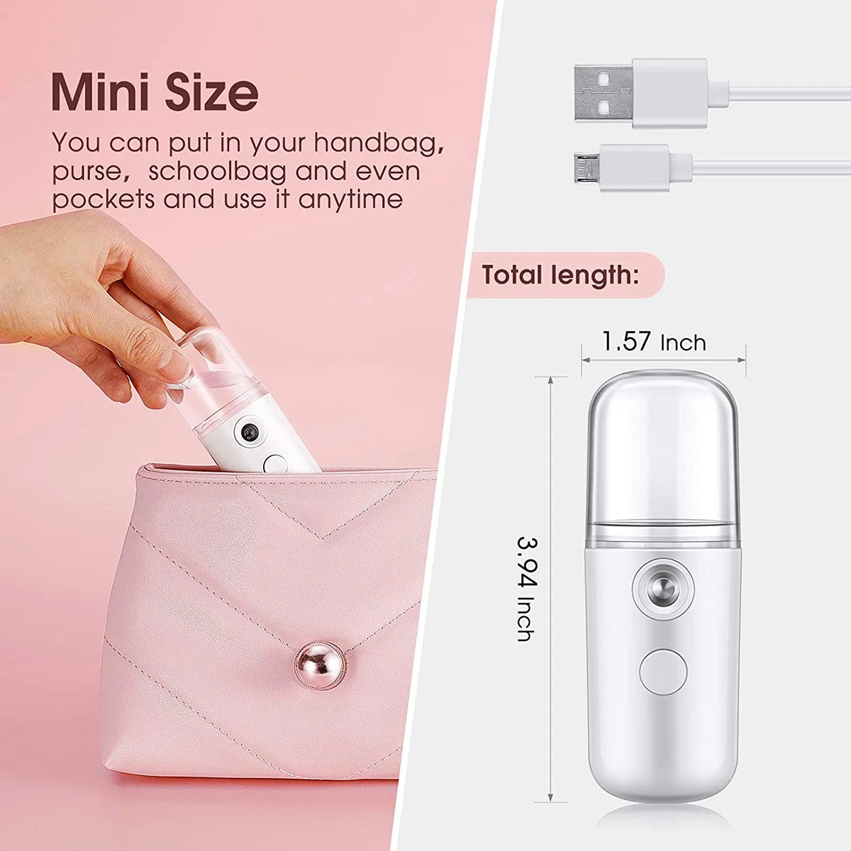 Portable Rechargeable Small Facial Steamer